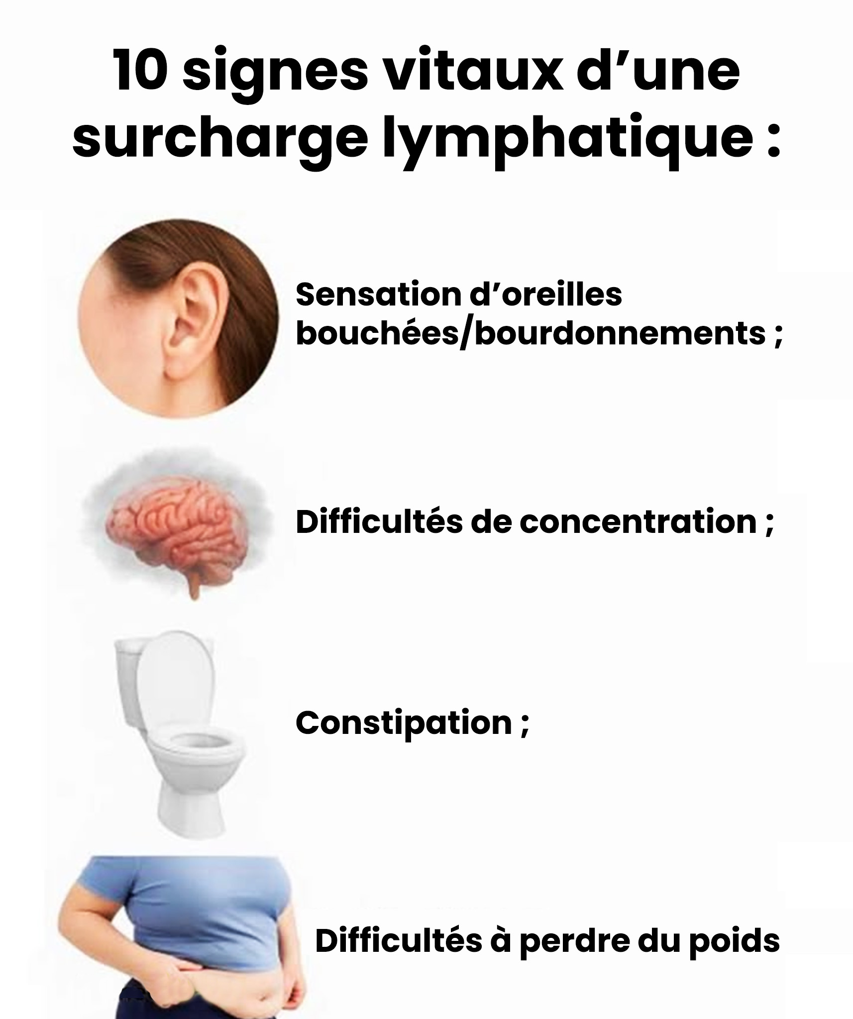 10 signes vitaux indiquant que votre système lymphatique est congestionné