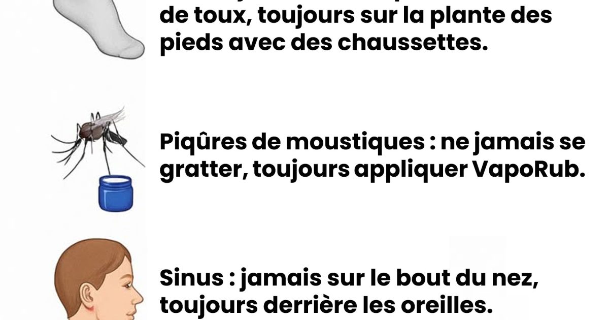 10 utilisations du VapoRub