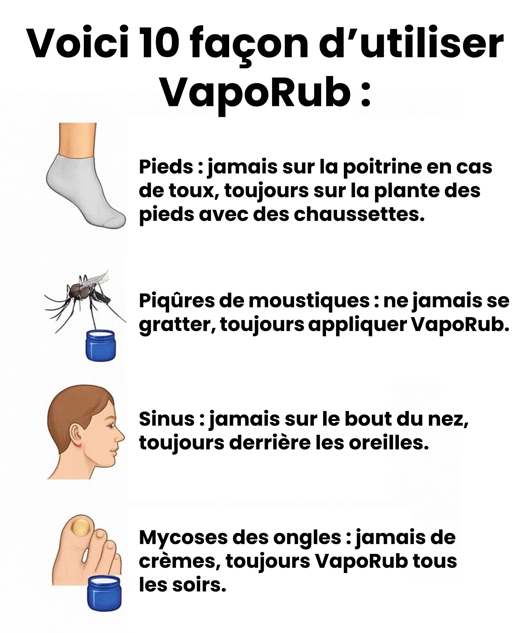 10 utilisations du VapoRub