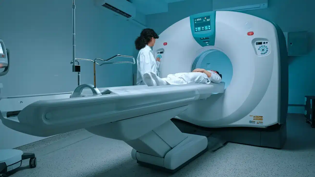 Scanner médical en action