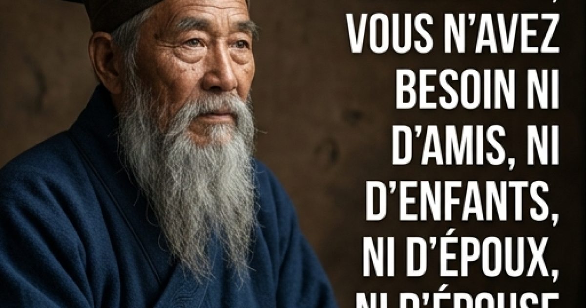 4 principes inspirés de Confucius pour une vieillesse plus épanouie et équilibrée