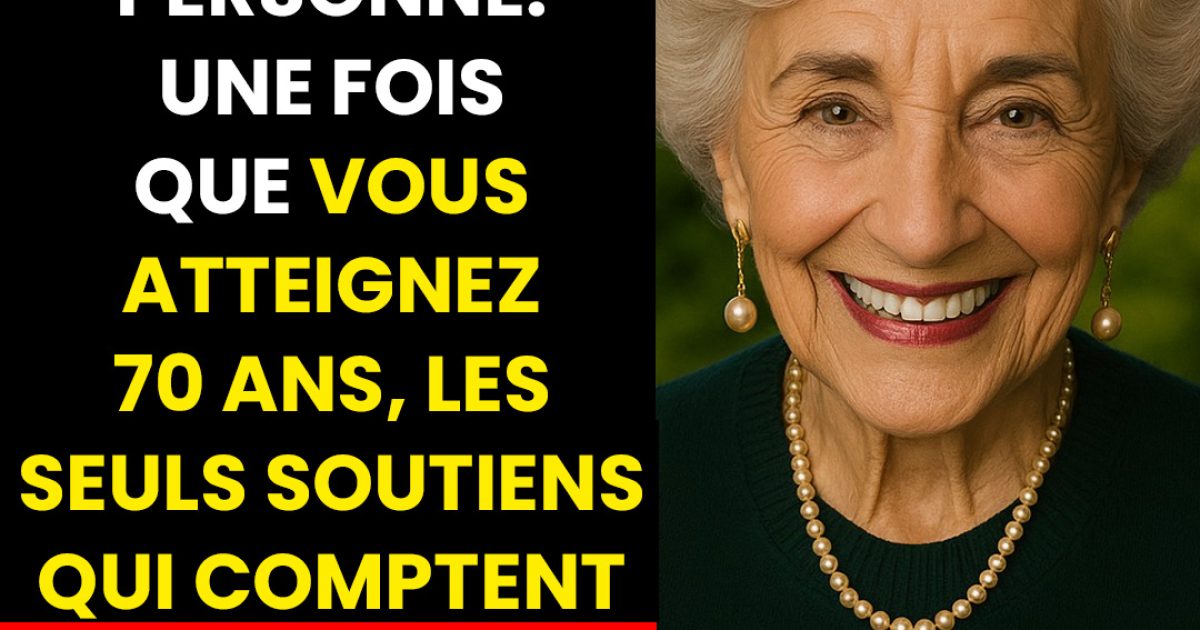 5 choses que les personnes âgées doivent privilégier plutôt que la famille pour avoir la santé, la paix et le bonheur
