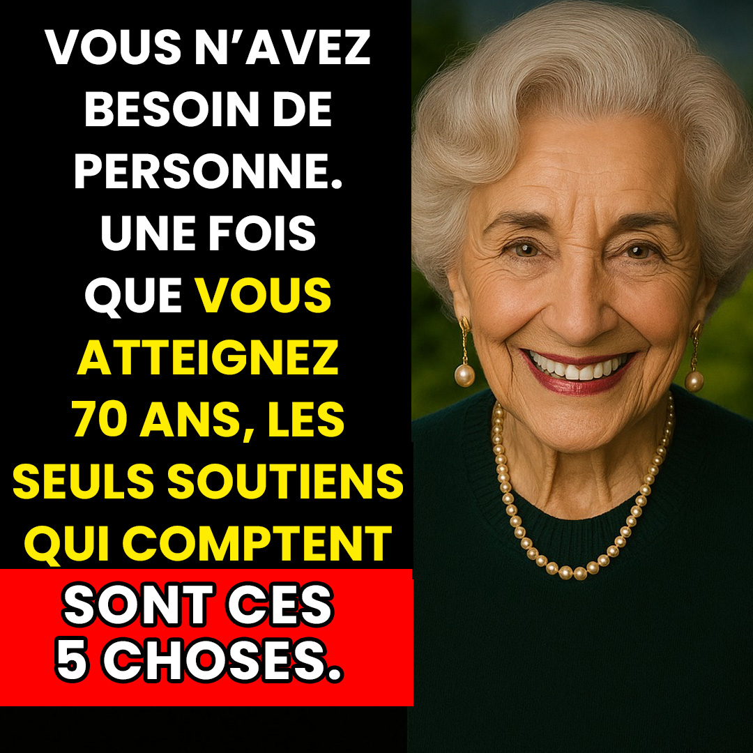 5 choses que les personnes âgées doivent privilégier plutôt que la famille pour avoir la santé, la paix et le bonheur