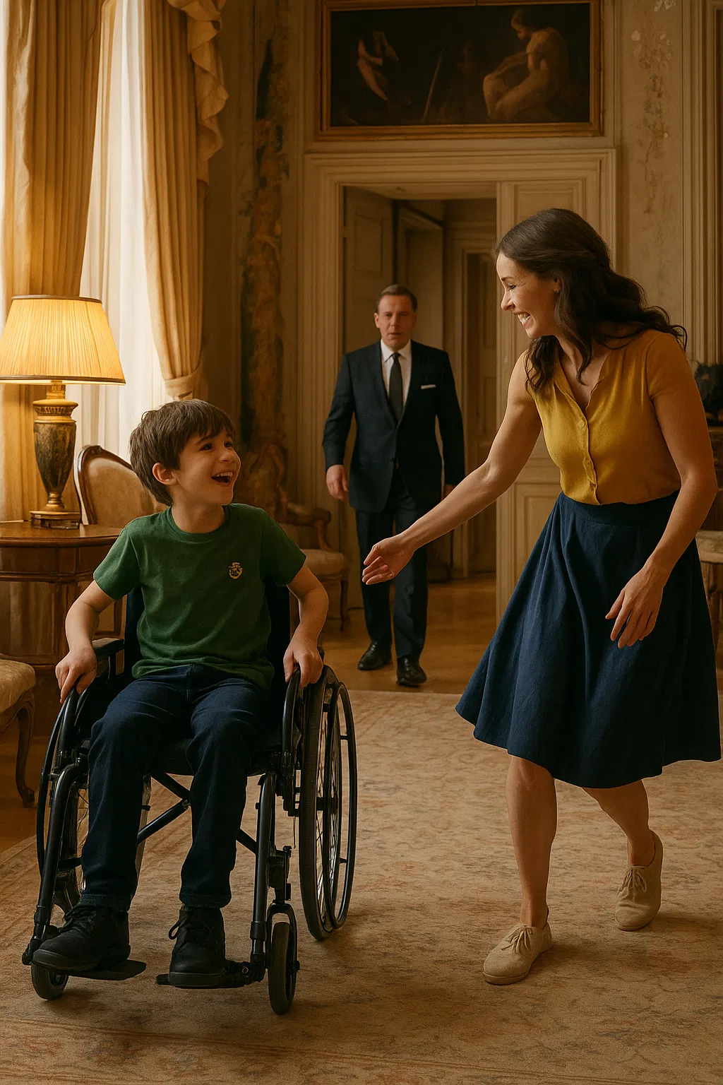 Le milliardaire qui découvrit sa gouvernante en train de danser avec son fils tétraplégique — la suite de cette histoire bouleversante émut la toile
