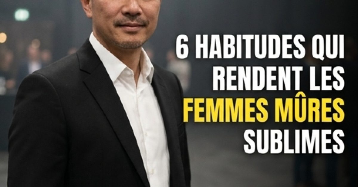 6 habitudes qui rendent les femmes âgées plus belles
