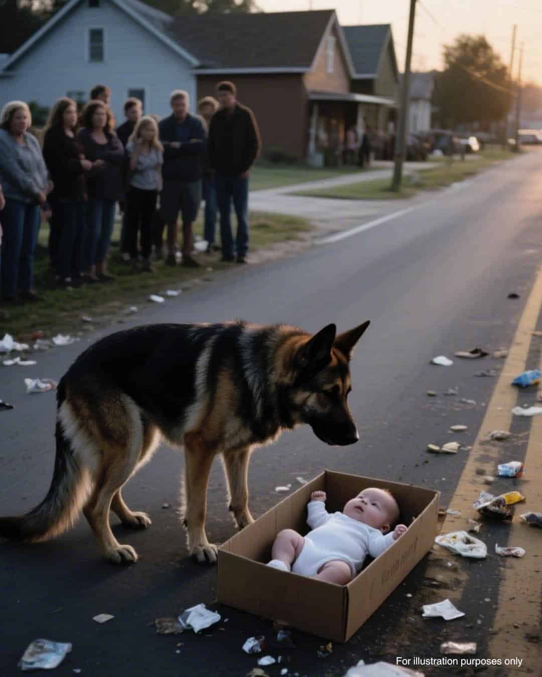 Sauvé par un chien errant : l’incroyable histoire d’un bébé abandonné dans une boîte en pleine tempête