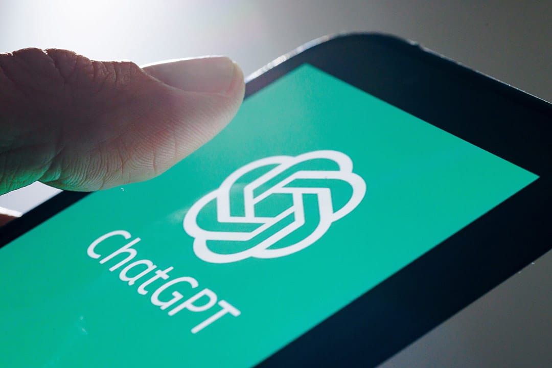 Interface ChatGPT sur écran d'ordinateur
