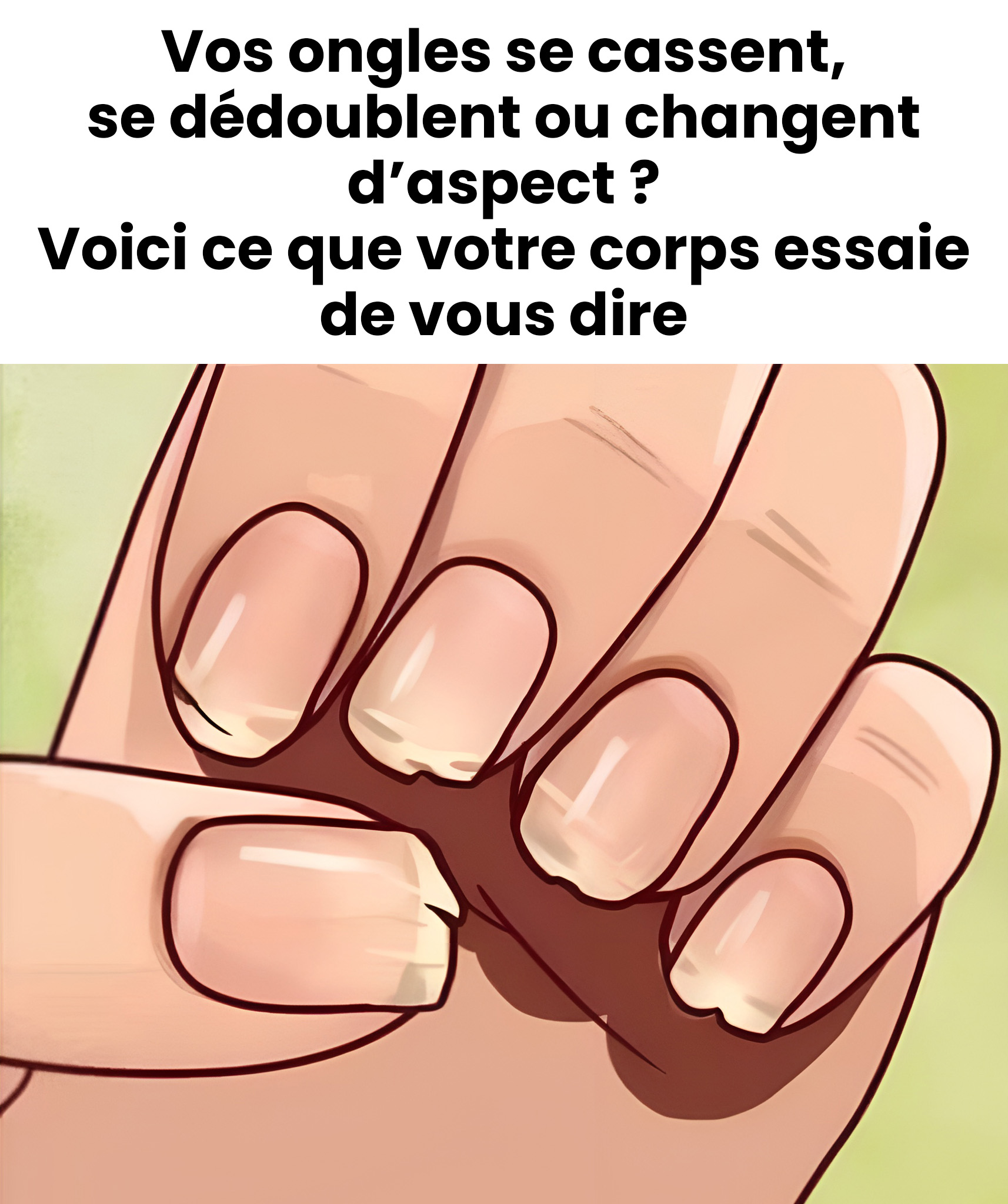 7 signaux discrets visibles sur vos ongles qui peuvent en dire long sur votre santé
