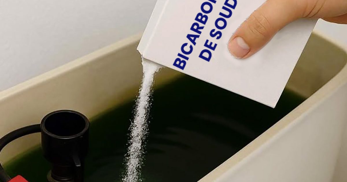 8 bonnes raisons d’ajouter du bicarbonate de soude dans le réservoir des toilettes