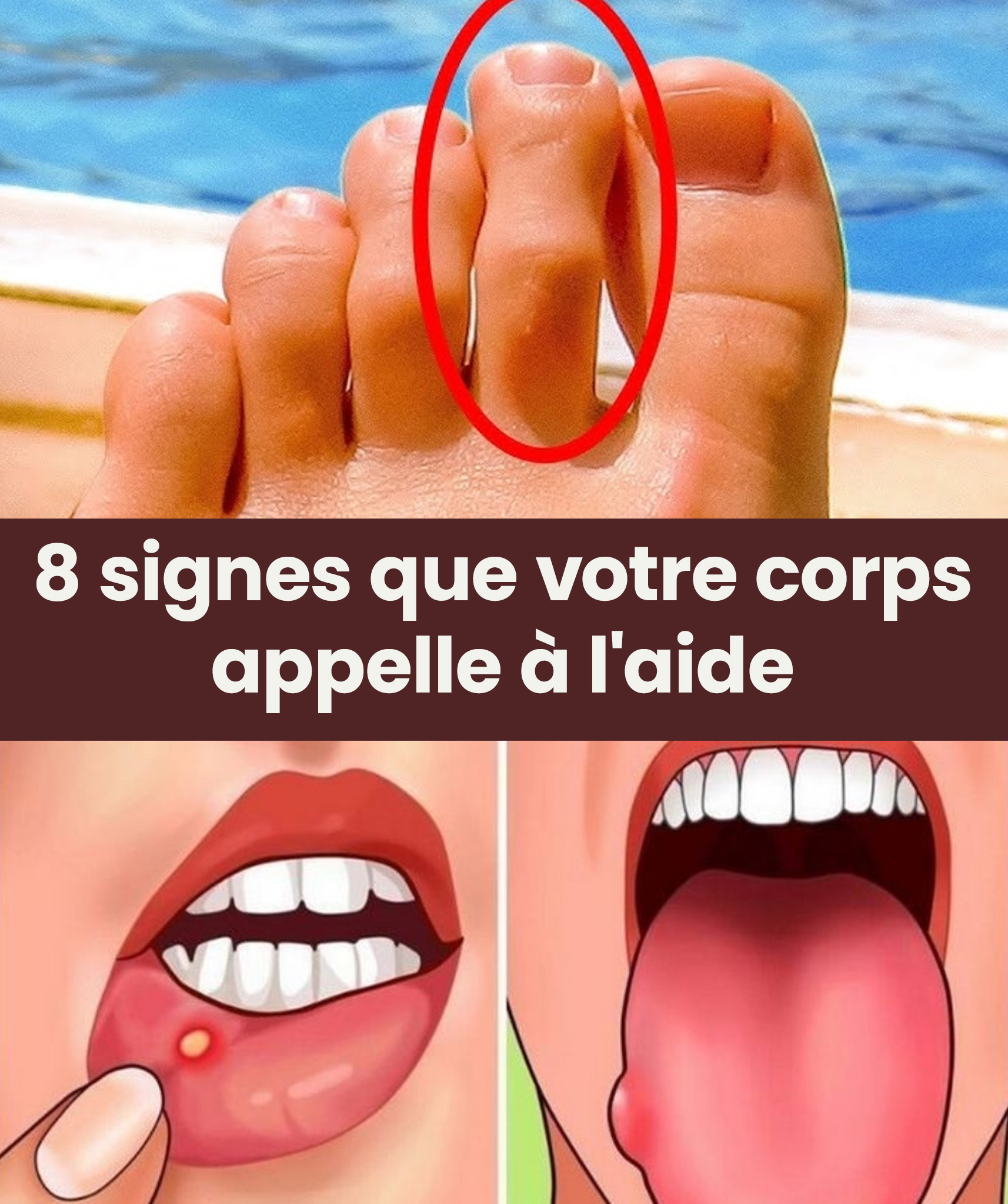 8 signes que votre corps appelle à l'aide