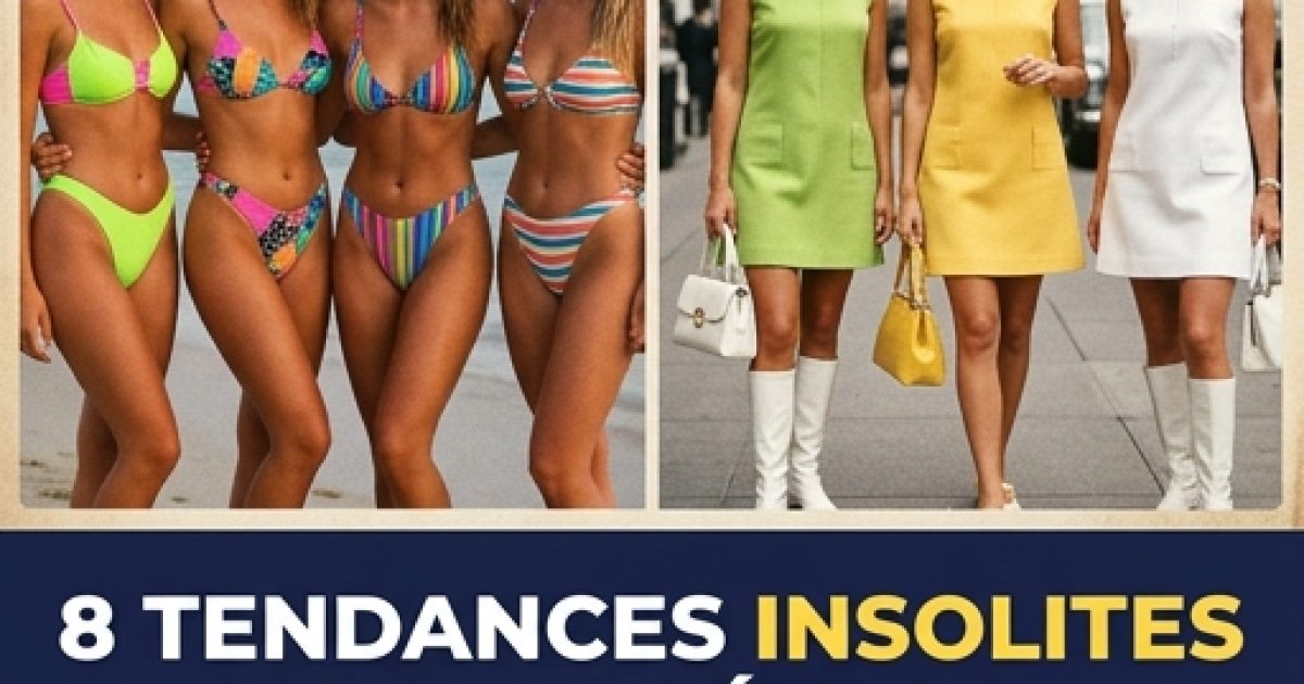 8 tendances curieuses des années 60 qui font leur grand retour à la mode