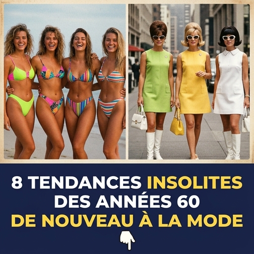 8 tendances curieuses des années 60 qui font leur grand retour à la mode