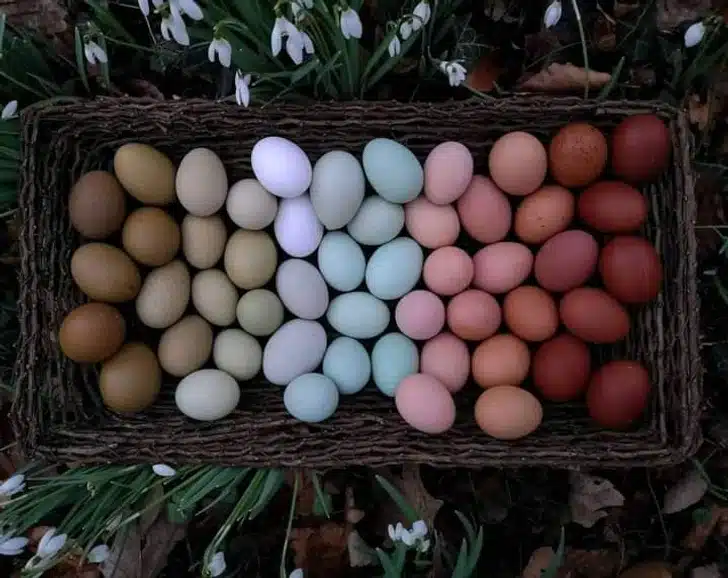 Œufs colorés