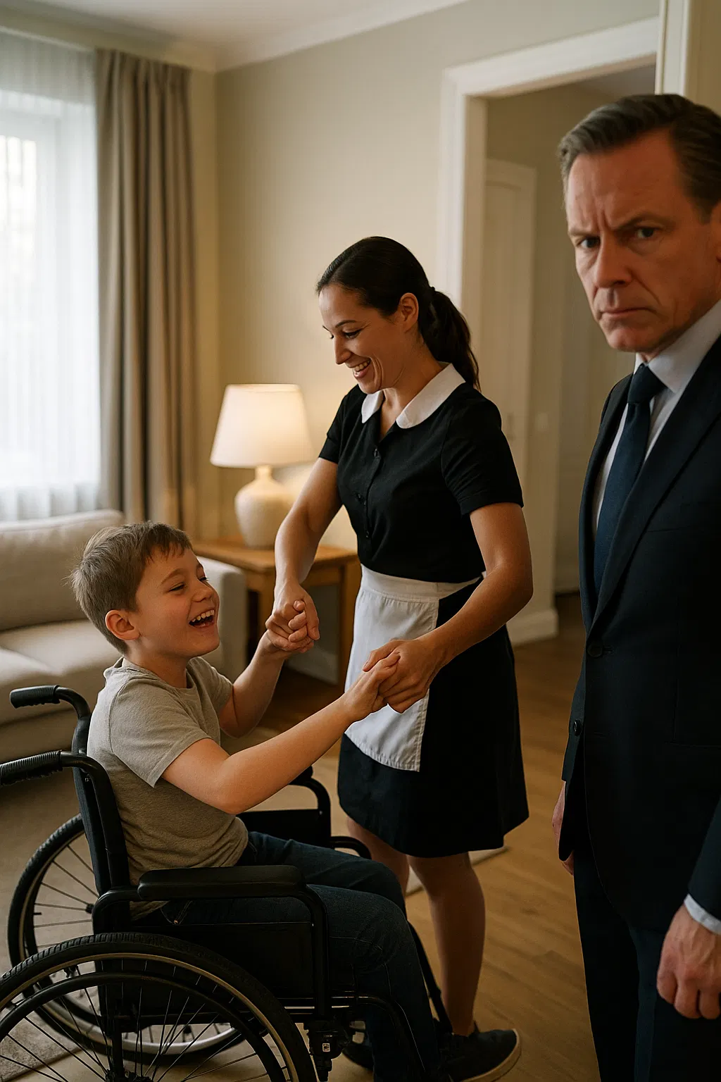 Le milliardaire qui découvrit sa gouvernante en train de danser avec son fils tétraplégique — la suite de cette histoire bouleversante émut la toile
