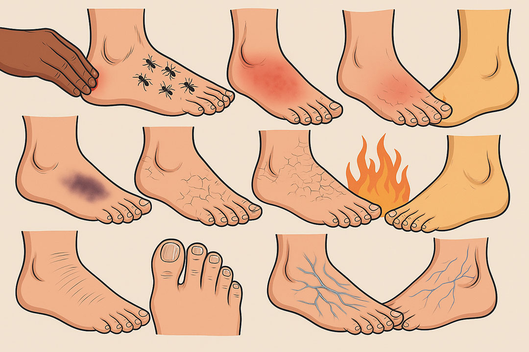 9 signes visibles sur les pieds qui peuvent révéler des problèmes de foie
