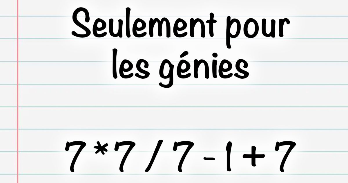 96 % des gens échouent à résoudre cette équation pourtant toute simple