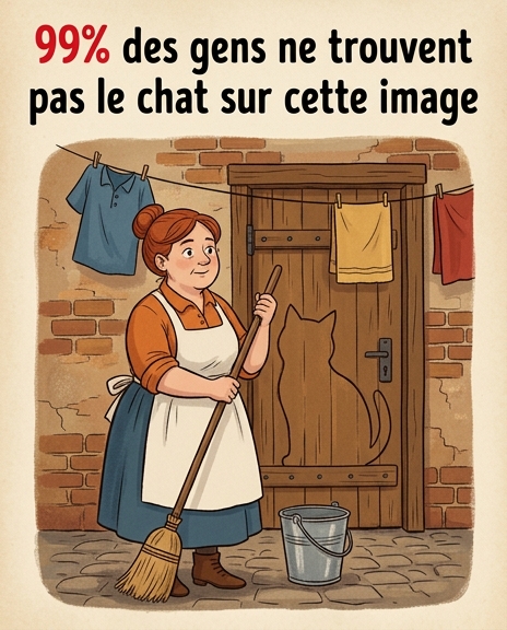 99 % des gens ne trouvent pas le chat caché sur cette photo