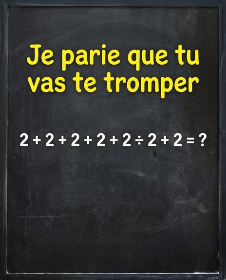99 % des gens se trompent dans ce calcul — pourriez-vous y parvenir ?