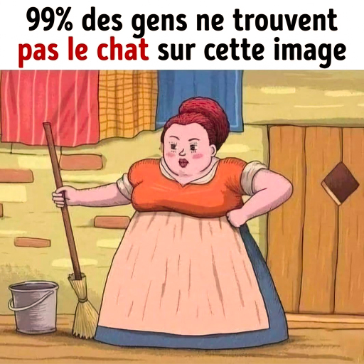 99 % des gens ne trouvent pas le chat sur la photo