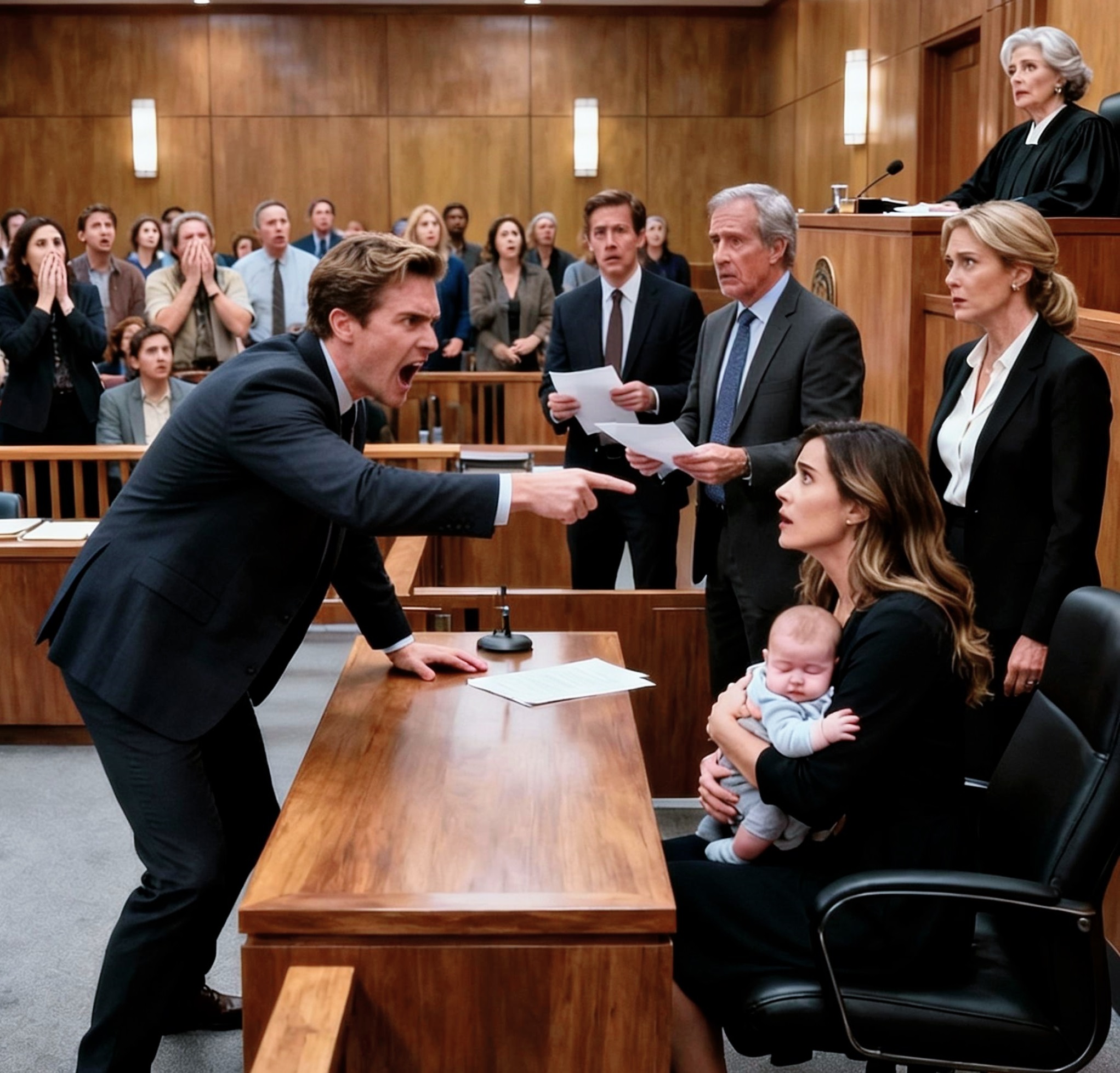 Le divorce vire au cauchemar quand son mari la somme de partir avec leur bébé, mais la sentence du juge bouleverse la donne