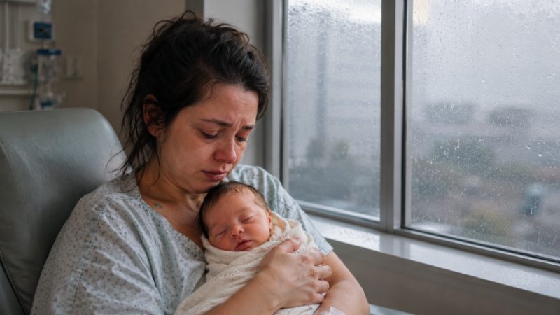 « J’ai abandonné mon nouveau-né trisomique à l’hôpital… Mais une infirmière m’a rattrapée à la sortie avec des mots qui ont changé ma vie »