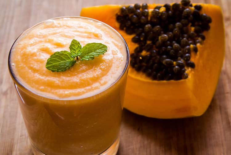Smoothie à la papaye
