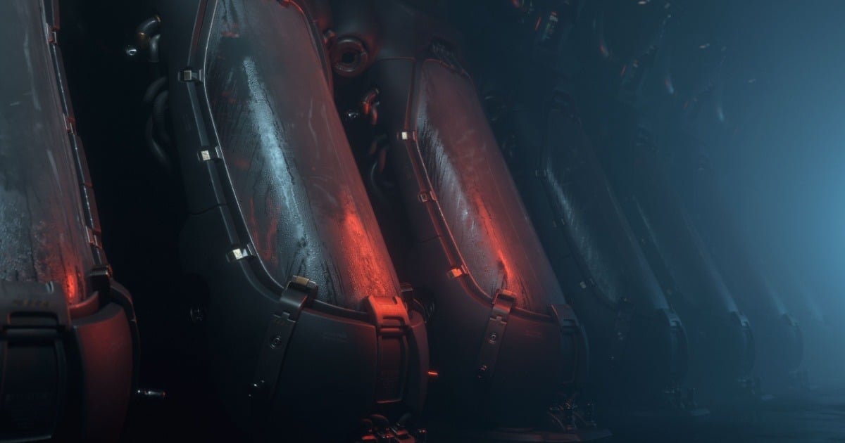Capsules de cryogénisation futuristes