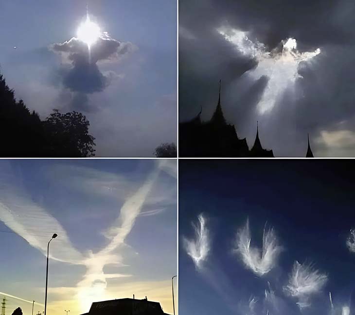 Nuages aux formes uniques