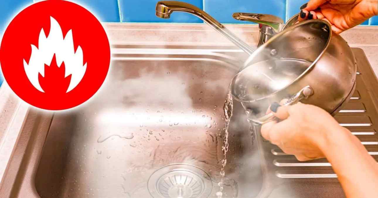 Évier sous pression : pourquoi verser de l’eau bouillante est une très mauvaise idée