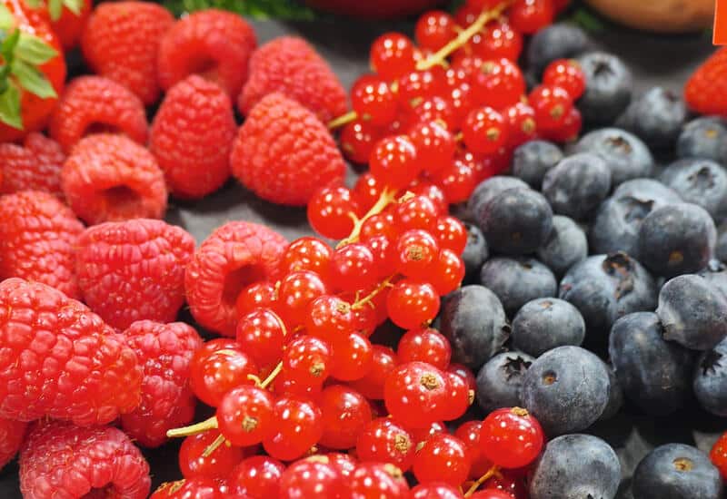 Panier de fruits riches en antioxydants