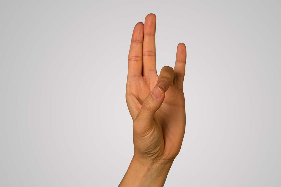 Démonstration du Prithvi Mudra
