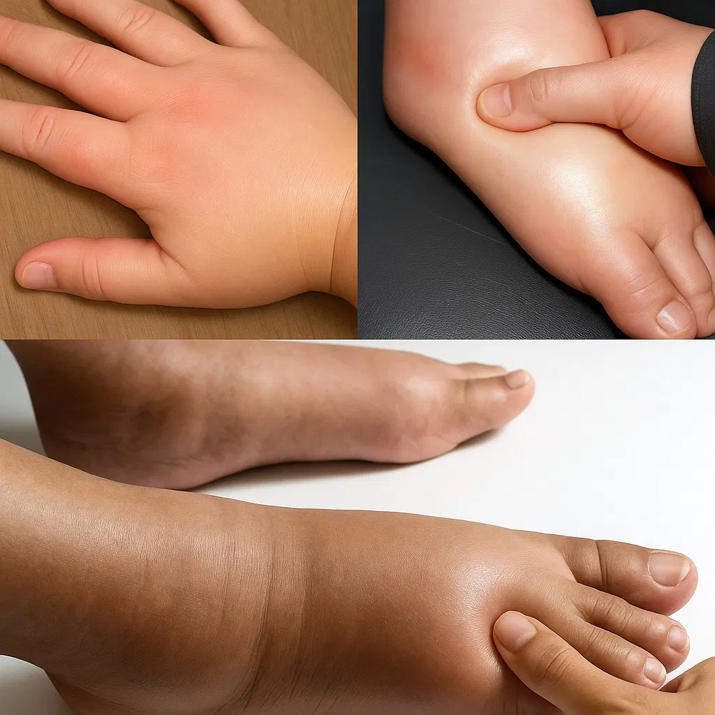 Gonflements soudains des mains ou des pieds : ce que votre corps essaie de vous dire