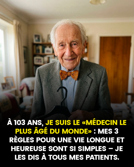 À 103 ans, je suis le « médecin le plus âgé du monde » : mes 3 règles pour une vie longue et heureuse sont si simples — je les dis à « tous mes patients »