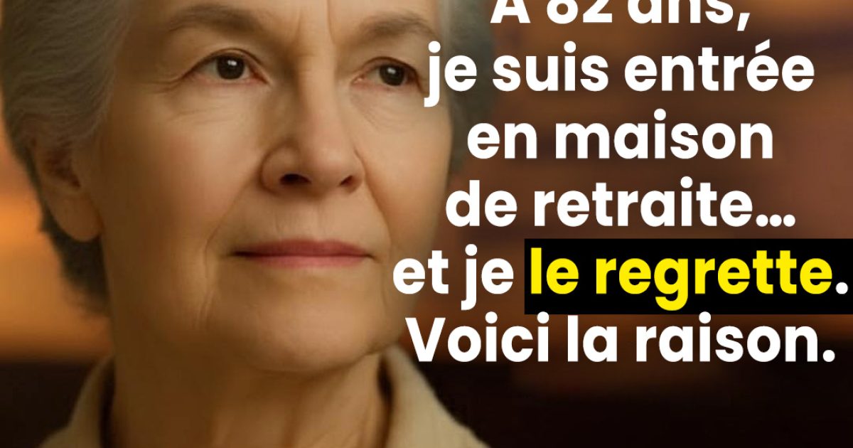 À 82 ans, je me suis installé en maison de retraite… et je le regrette profondément. Voici la raison