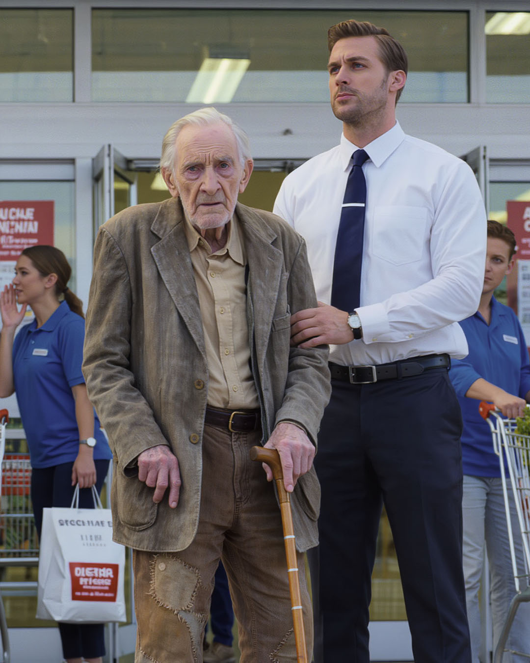 À quatre-vingt-dix ans, je me suis déguisé en vieil homme démuni et suis entré dans mon propre supermarché — ce qui s’est passé a bouleversé à jamais mon héritage