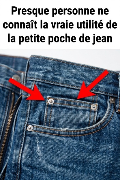 À quoi sert la petite poche des jeans ? Découvrez son histoire surprenante