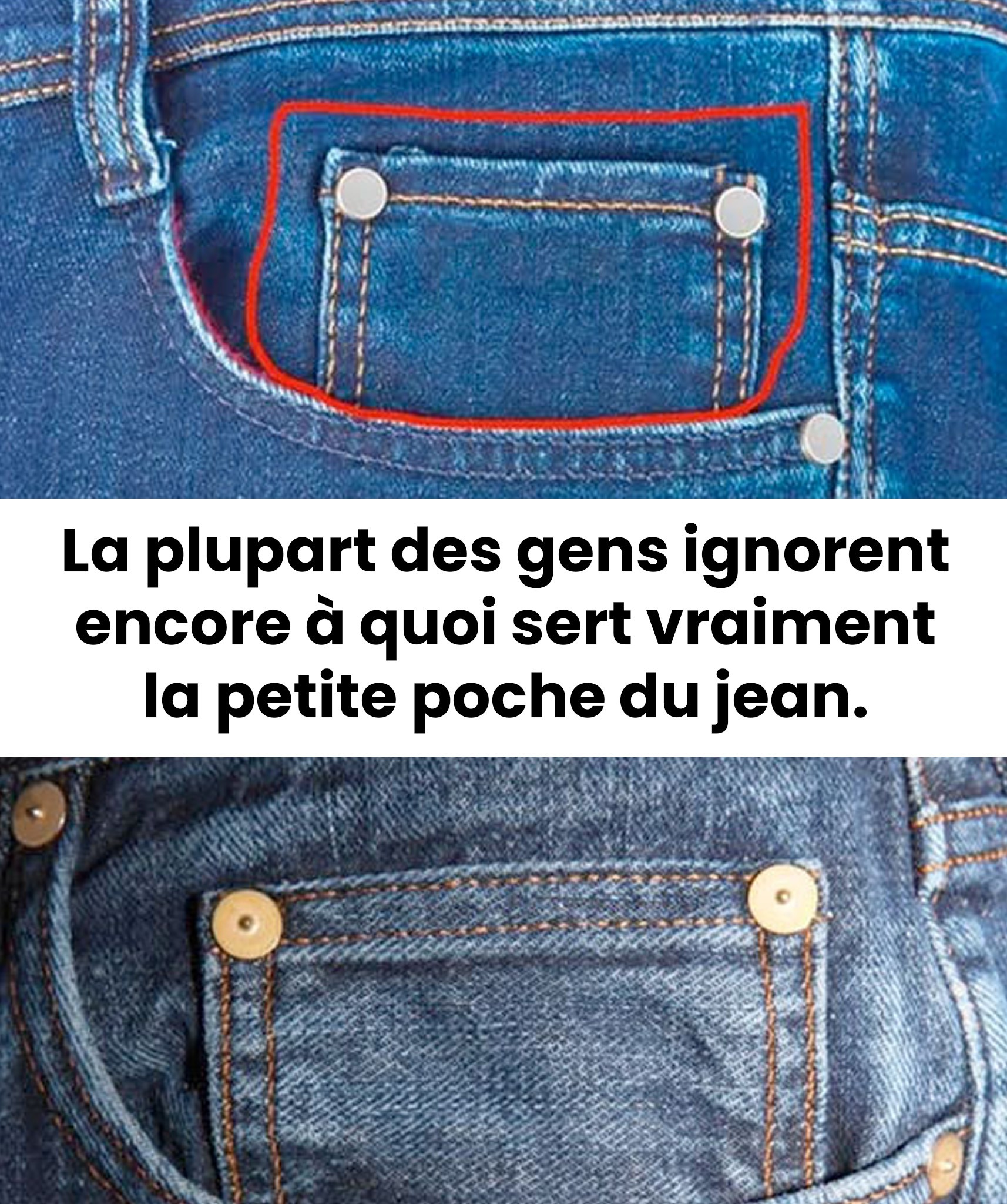 À quoi sert la petite poche sur un jean ? Découvrez enfin sa véritable utilité