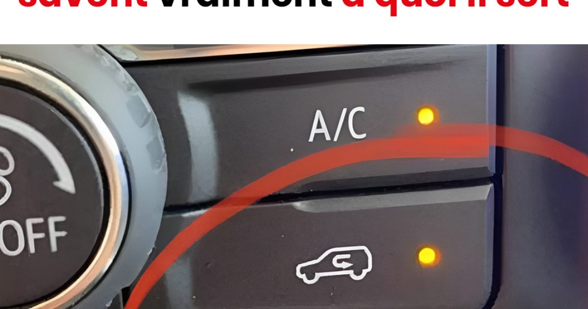 À quoi sert le bouton de recirculation de l’air et quand faut-il l’utiliser ?
