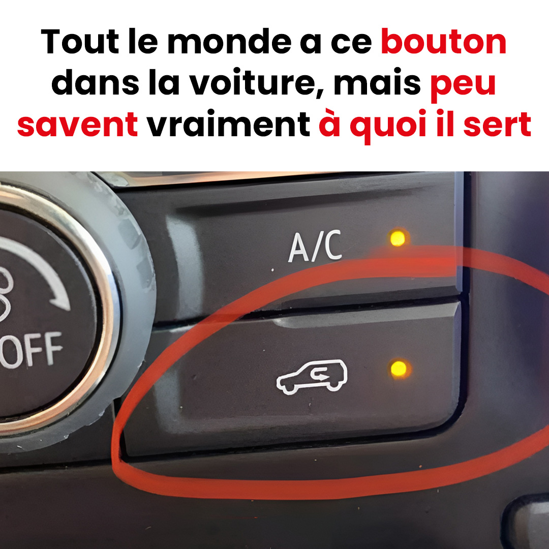 À quoi sert le bouton de recirculation de l’air et quand faut-il l’utiliser ?