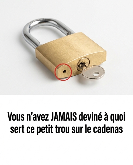 À quoi sert le petit trou dans les cadenas ? Découvrez sa véritable fonction