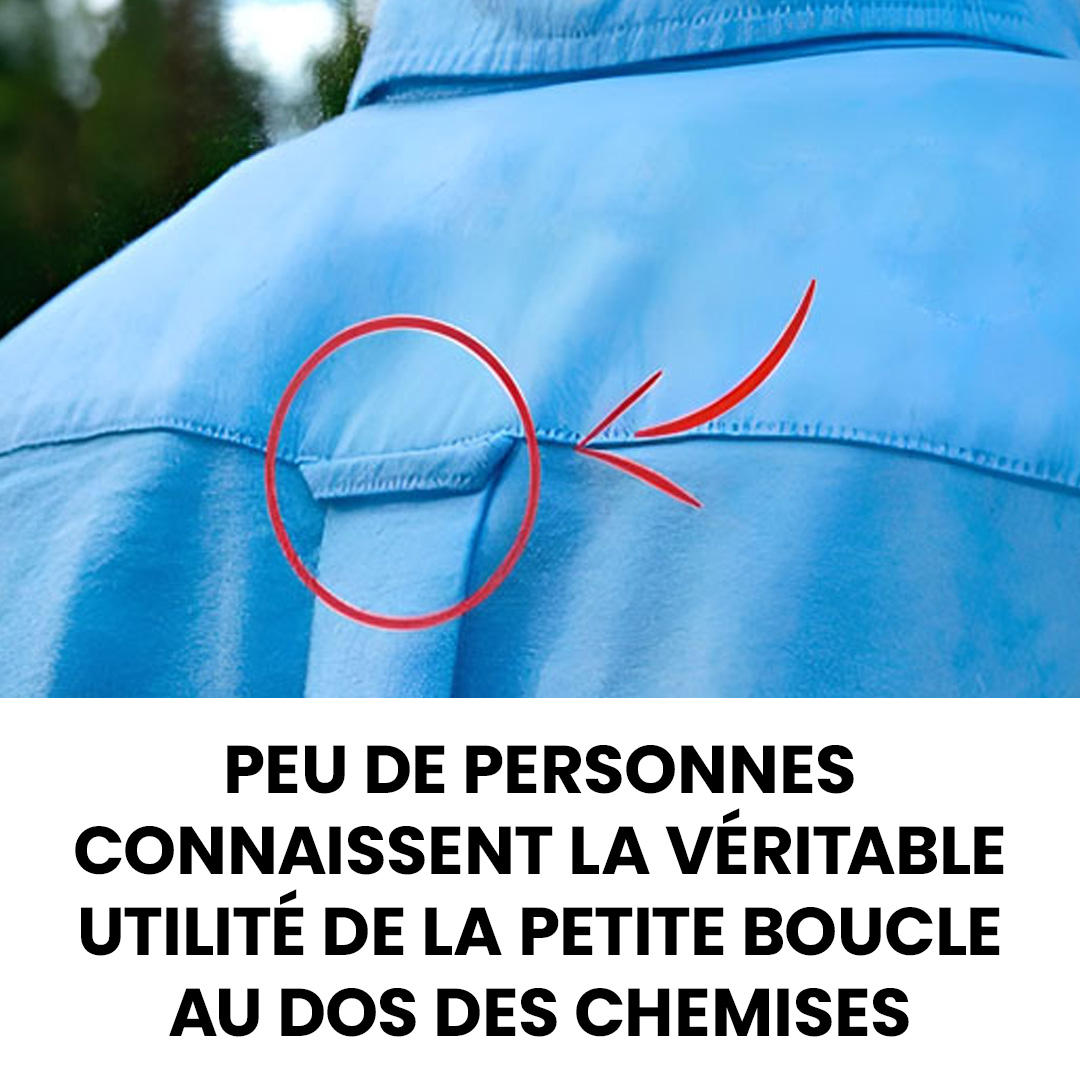 À quoi servent les boucles au dos des chemises ?