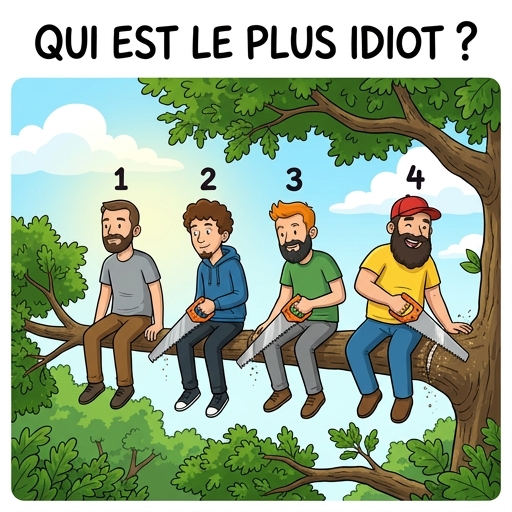 À votre avis, qui commet la plus grosse erreur ? Presque personne ne trouve la bonne réponse