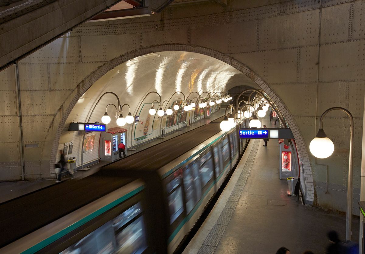 Station de métro parisienne