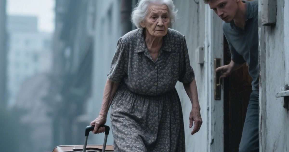 Abandonnée par son fils, elle est partie avec une valise fendue – mais ce qu’elle contenait allait tout changer