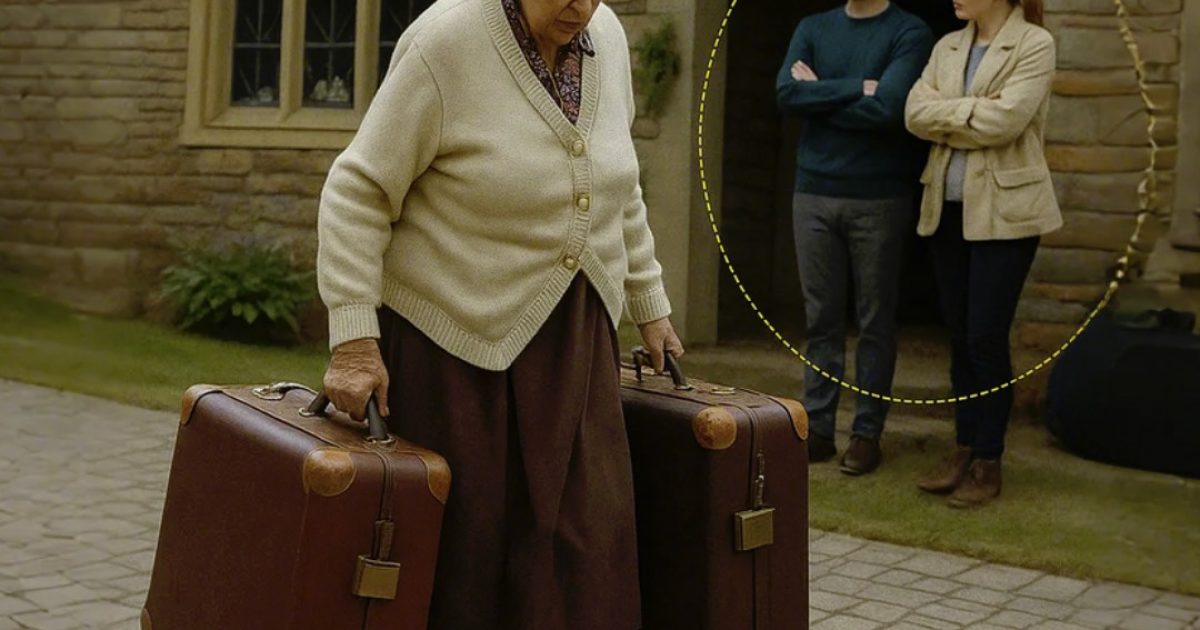 Abandonnée par son fils, elle est partie avec une vieille valise