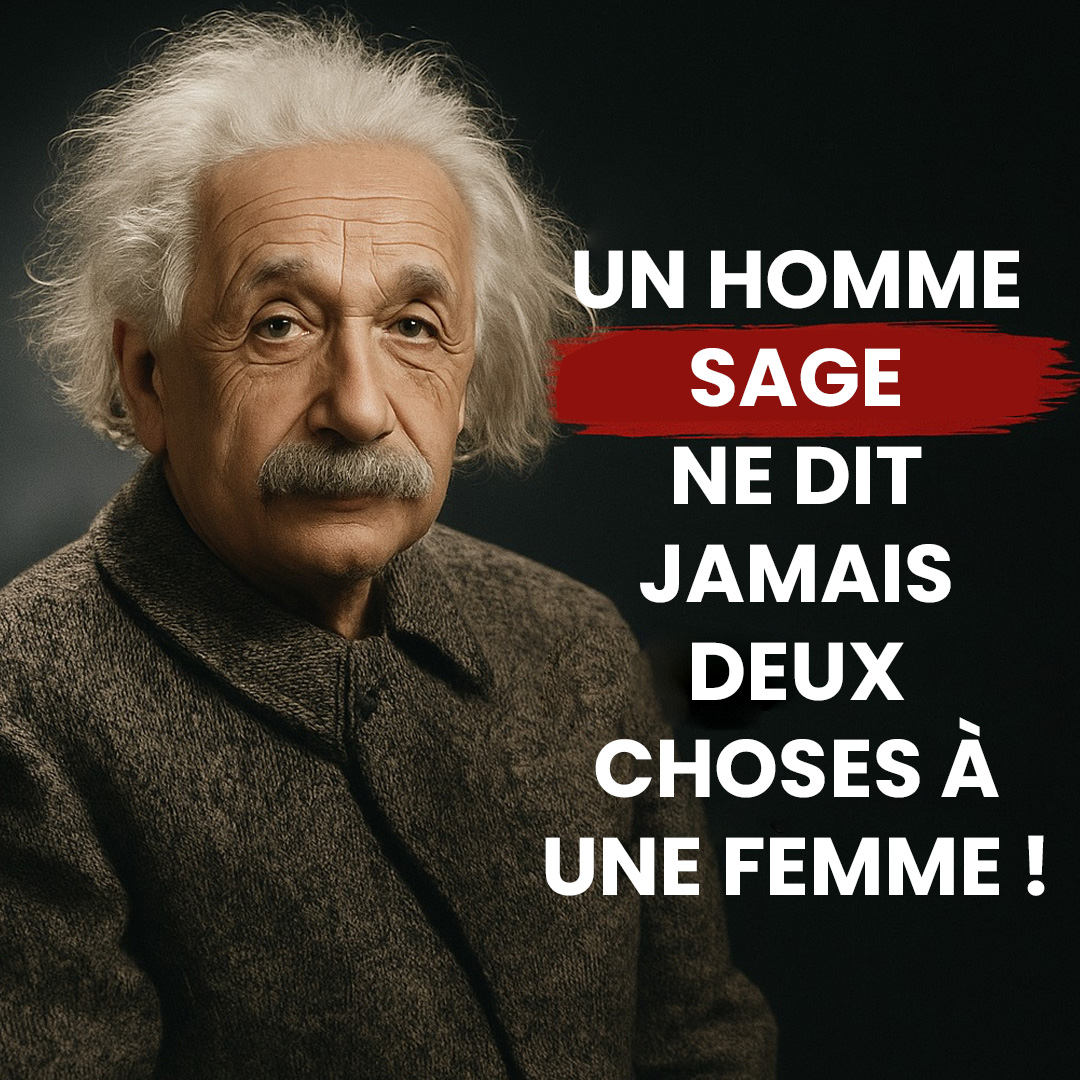 Albert Einstein : les paroles qu’un homme sage ne prononcera jamais devant une femme
