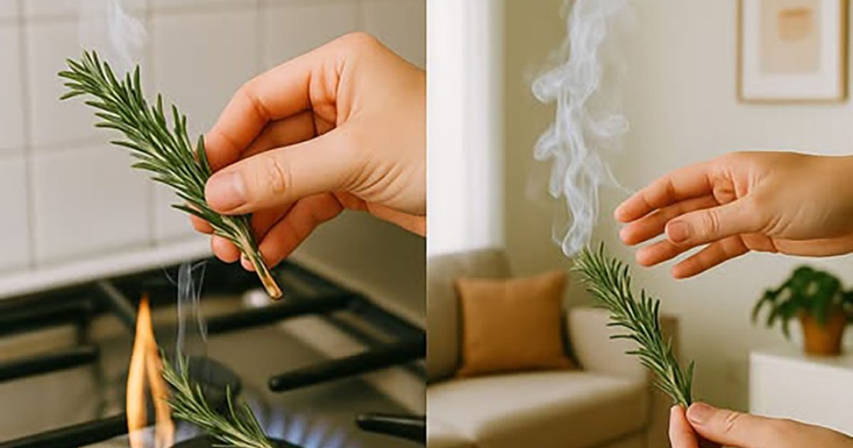 Allumez un peu de romarin à la maison : les résultats, en dix minutes, vont vous étonner