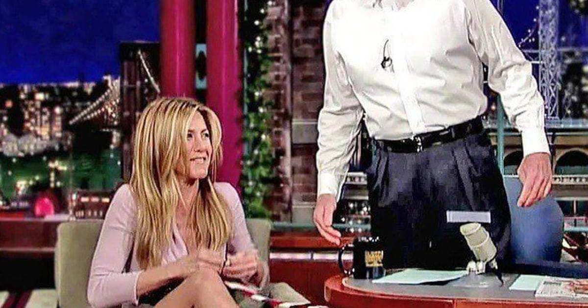 Quand David Letterman a plongé Jennifer Aniston dans un profond malaise à l’antenne