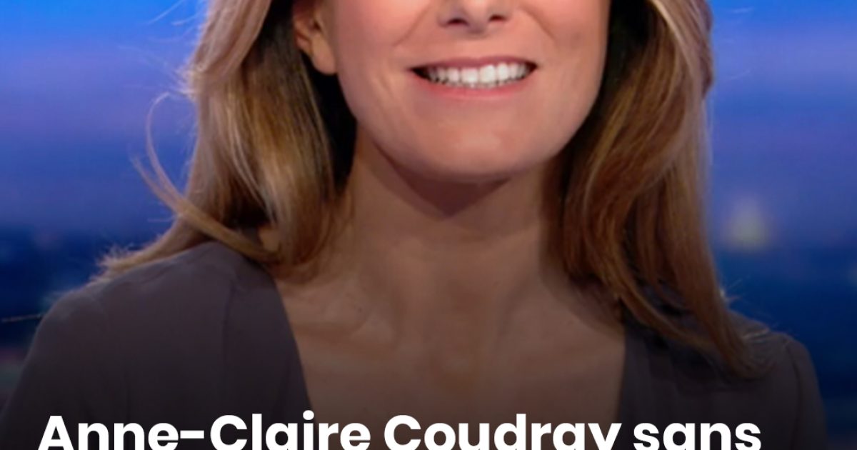 Anne-Claire Coudray sans soutien-gorge : “J’en suis vraiment désolé” : elle en dévoile un peu trop en plein JT, provoquant la polémique