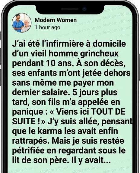 Après 10 ans comme son infirmière, ses enfants m'ont traitée comme une moins que rien… jusqu'à ce que son dernier secret soit révélé